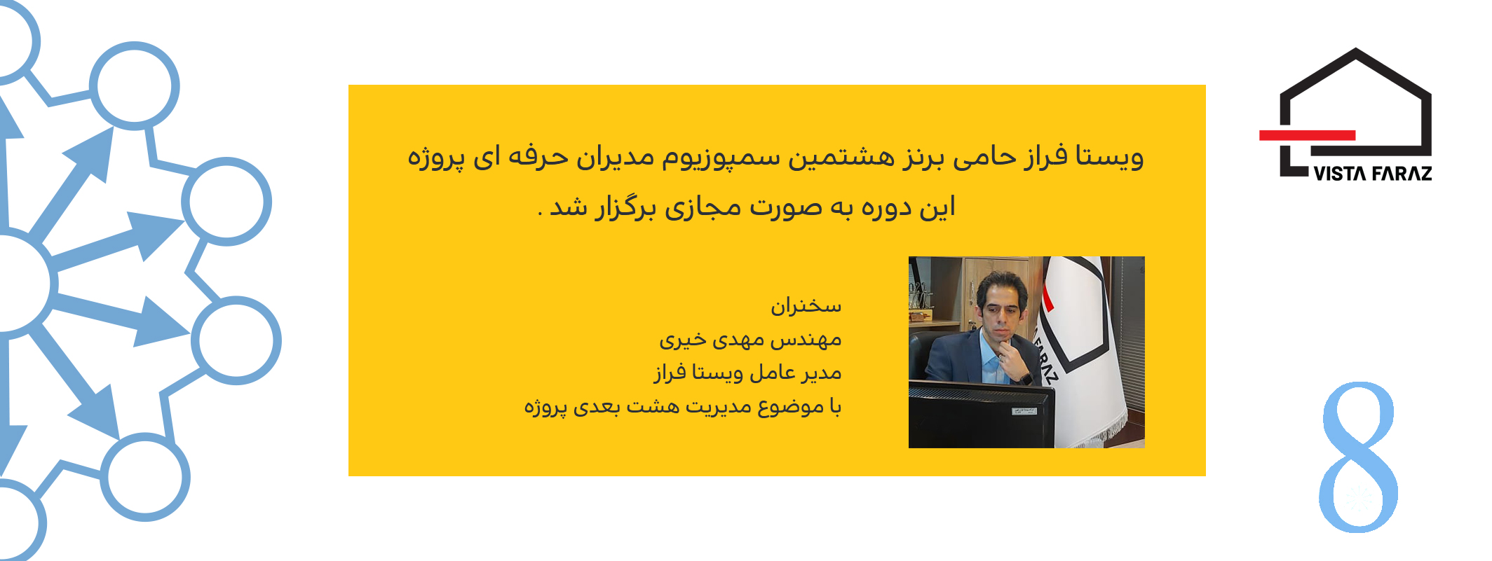 سخنرانی مهدی خیری در هشتمین سمپوزیوم مدیران حرفه‌ای پروژه